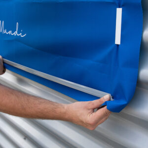 Aluminium outdoor klopframe