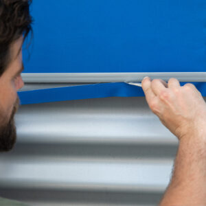 Aluminium outdoor klopframe