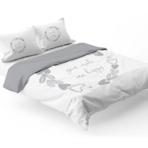 Dekbedovertrek met print