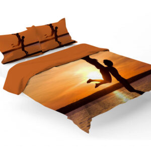 Dekbedovertrek met print