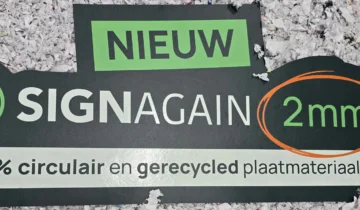 GMMCK Duurzaam en gerecycled Sign Again