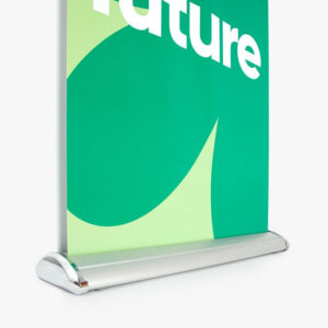 Double roll-up banner
